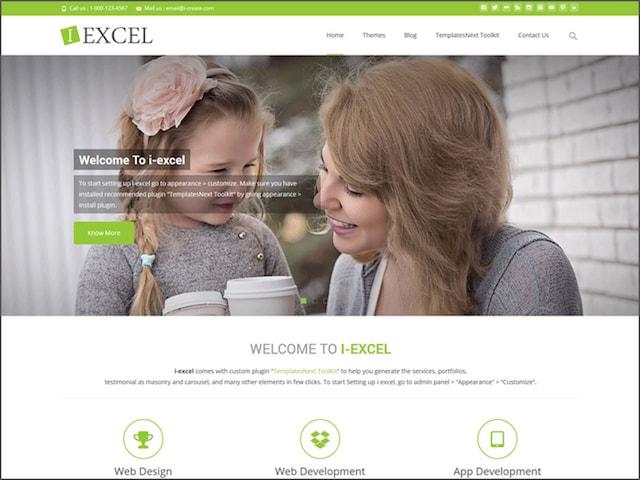 Free Responsive Portfolio WordPress Themes Draft iExcel