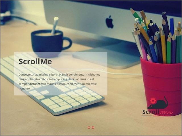 Free Responsive Portfolio WordPress Themes ScrollMe