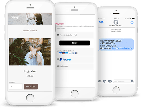 GoCentral Text Message Notification Tool