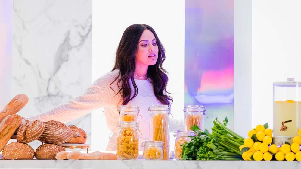 GoDaddy Ayesha Curry Interview Food on Counter