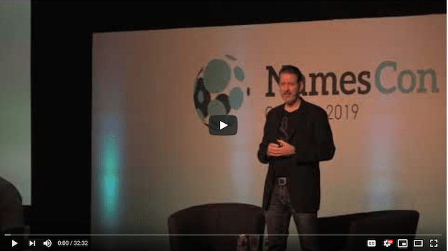 GoDaddy Paul Nicks Namescon Domain Aftermarket Video Screenshot