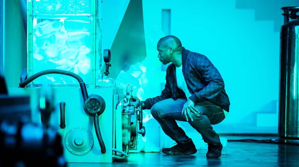 GoDaddy Tyson Toussant Bionic Yarn Next to Tank