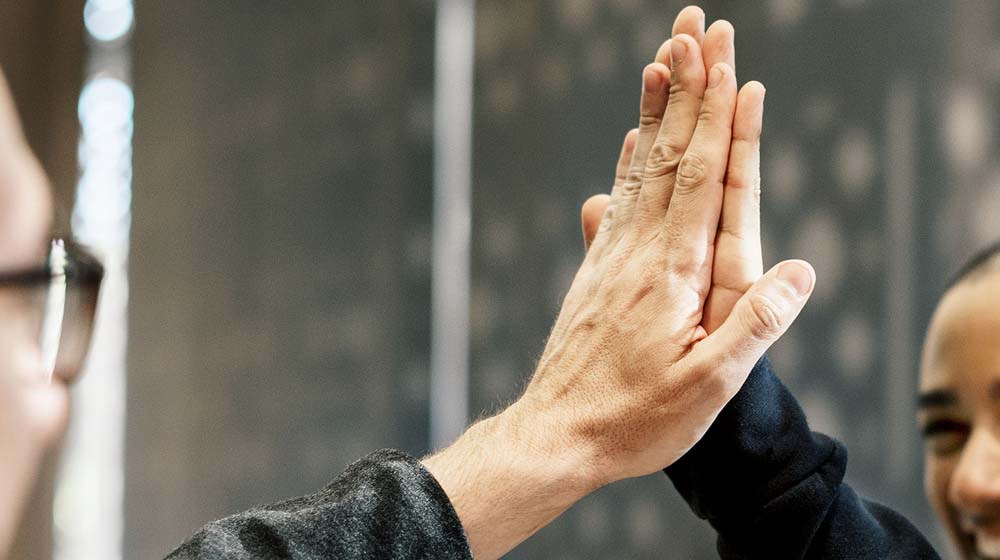 High Five Illustrates Working With Domain Broker