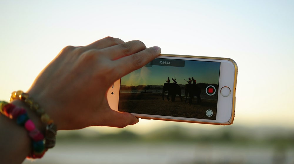 Holding Smartphone Video