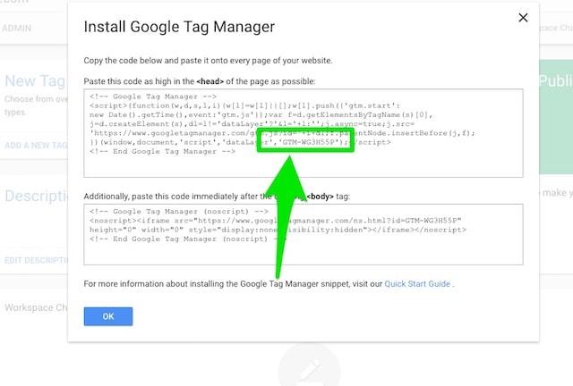 Google Tag Manager Code