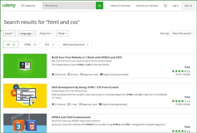 How to Build a Website with HTML Udemy