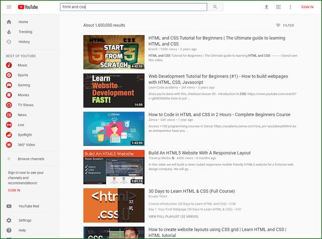 How to Build a Website with HTML YouTube