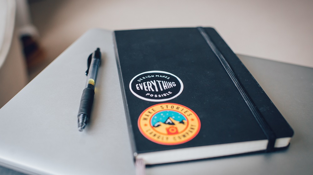 Bullet Journal And Pen On A Table