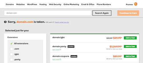 How to buy a domain name in 3 steps GoDaddy Blog