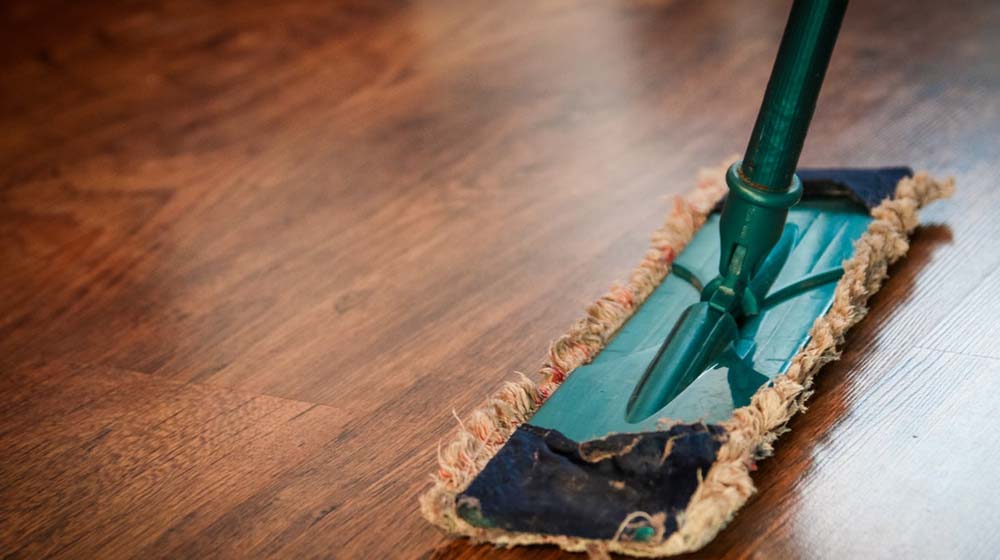 Mop on hardwood floors