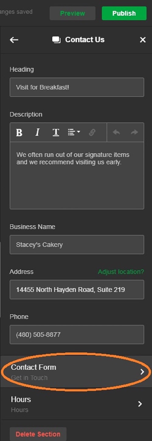 How To Create A Contact Form Options