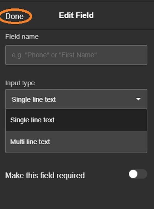 How To Create A Contact Form Order Fields