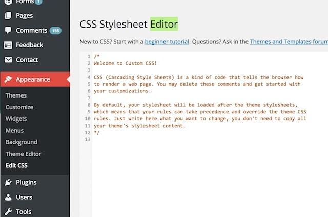 How to Customize WordPress Theme CSS