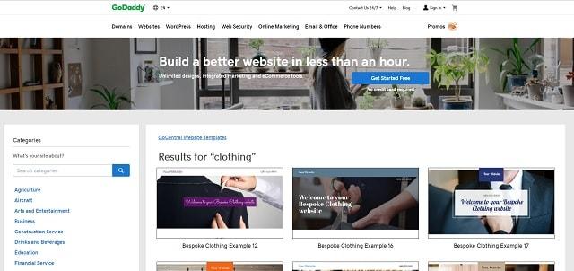 How To Start A Clothing Line GoCentral Clothing Website Template