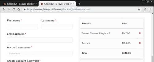 How To Use Beaver Builder Pro Version Checkout