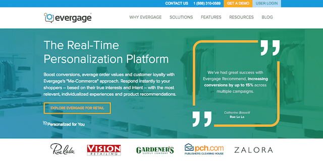 How To Use Personalization Evergage Retail