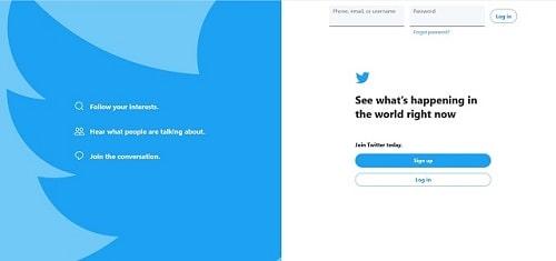 How To Use Twitter Sign Up Page