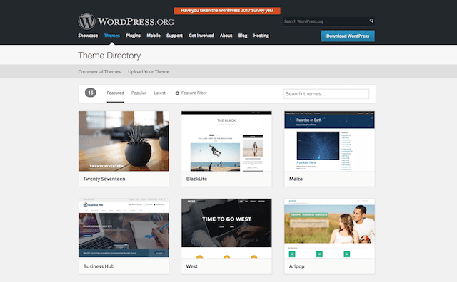 How To Use WordPress Themes Repository