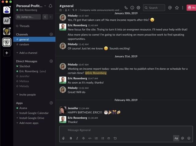 Task Management Software Slack Channel