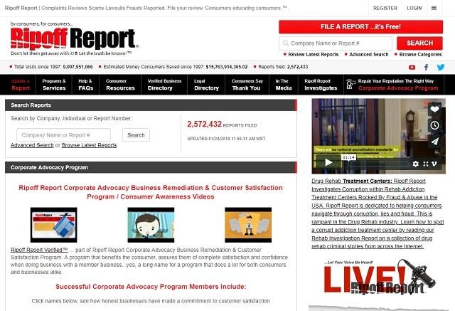 International Expansion Ripoff Report Homepage