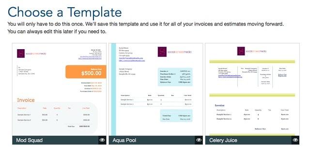 Invoice Customers Template