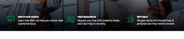 Law Firm Web Design CTA Buttons