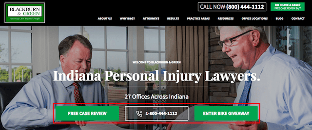 Law Firm Web Design CTA