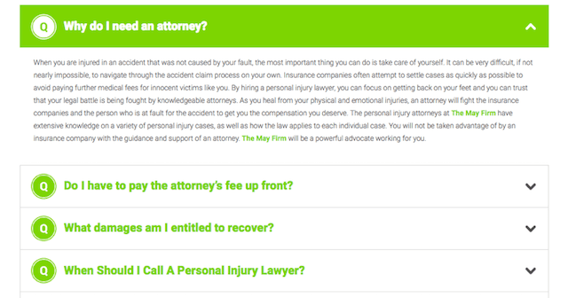 Law Firm Web Design FAQ