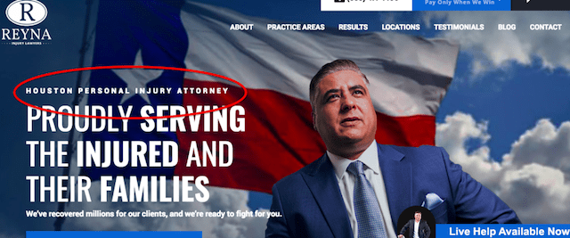 Law Firm Web Design Houston Lawyer