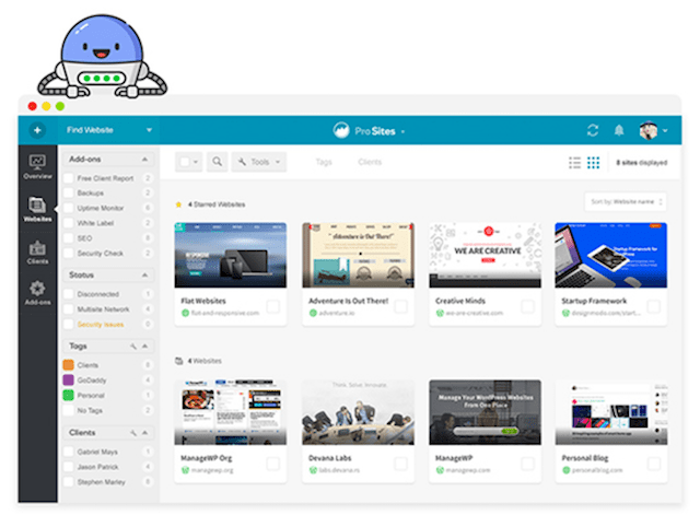 ProSites Screenshot