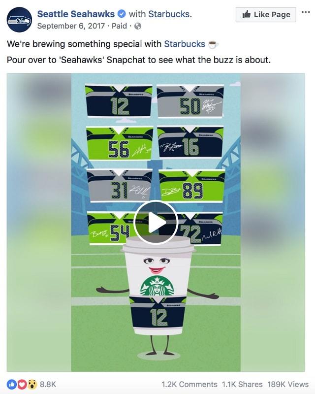 Market a Local Business Seahawks Starbucks