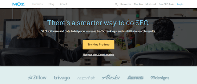 Moz Homepage