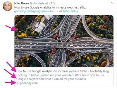 Open Graph Output Twitter Example