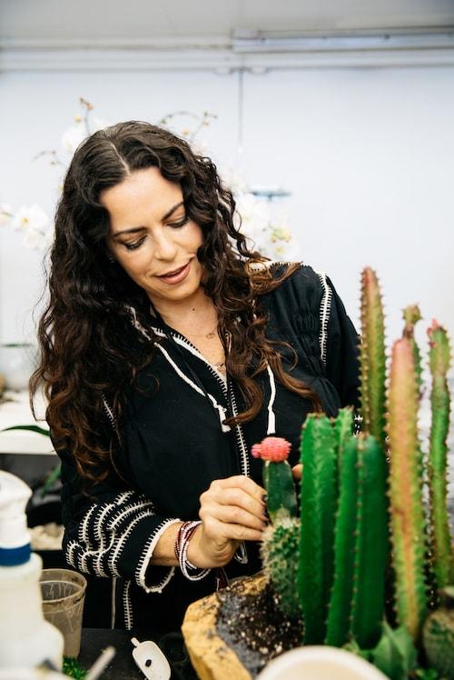 GoDaddy Plant the Future Paloma Teppa Tending a Cactus