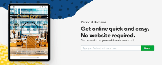 Personal Website Personal Domains from GoDaddy