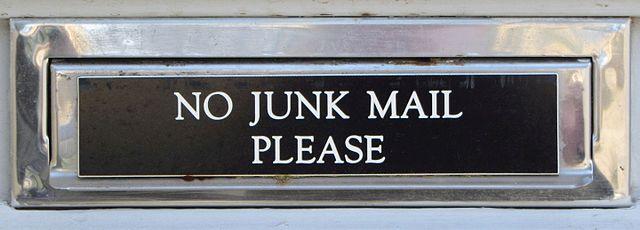 Post-Sale Customer Service Junk Mail