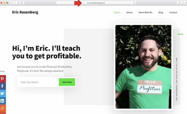 Premium Domain Name Eric Rosenberg