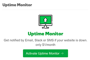 Pro Sites Uptime Monito