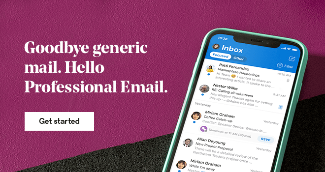 Professional Email Blog Ad Image