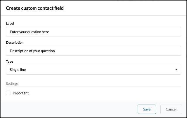 Progressive Profiling Custom Contact