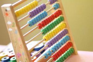 Rainbow Abacus Represents Work of Accountant