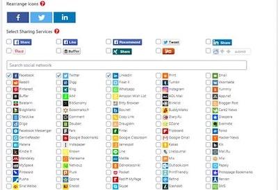 Sassy Social Rearrange Icons