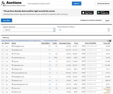 How to secure expired domains via auctions, backorders and more ...