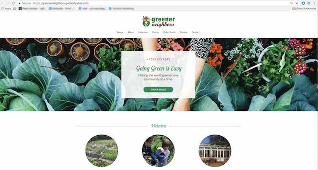 Secure Website GoDaddy GoCentral