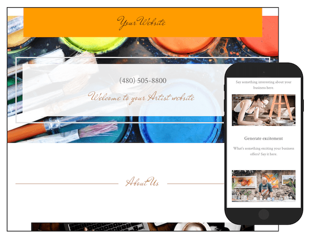 Sell Art Online GoCentral Template