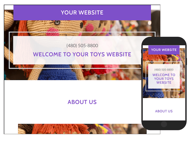 Sell Toys Online GoCentral Template