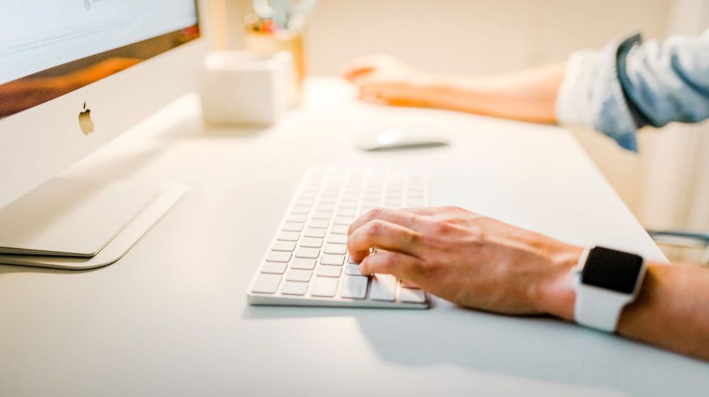 Person At A Keyboard