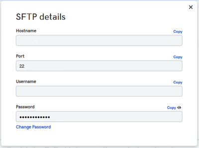 Setting Up WordPress SFTP Details