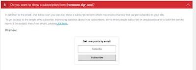 Social Media Share Buttons Newsletter Form