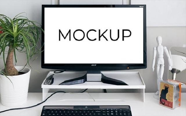 Stock Photography Mockup